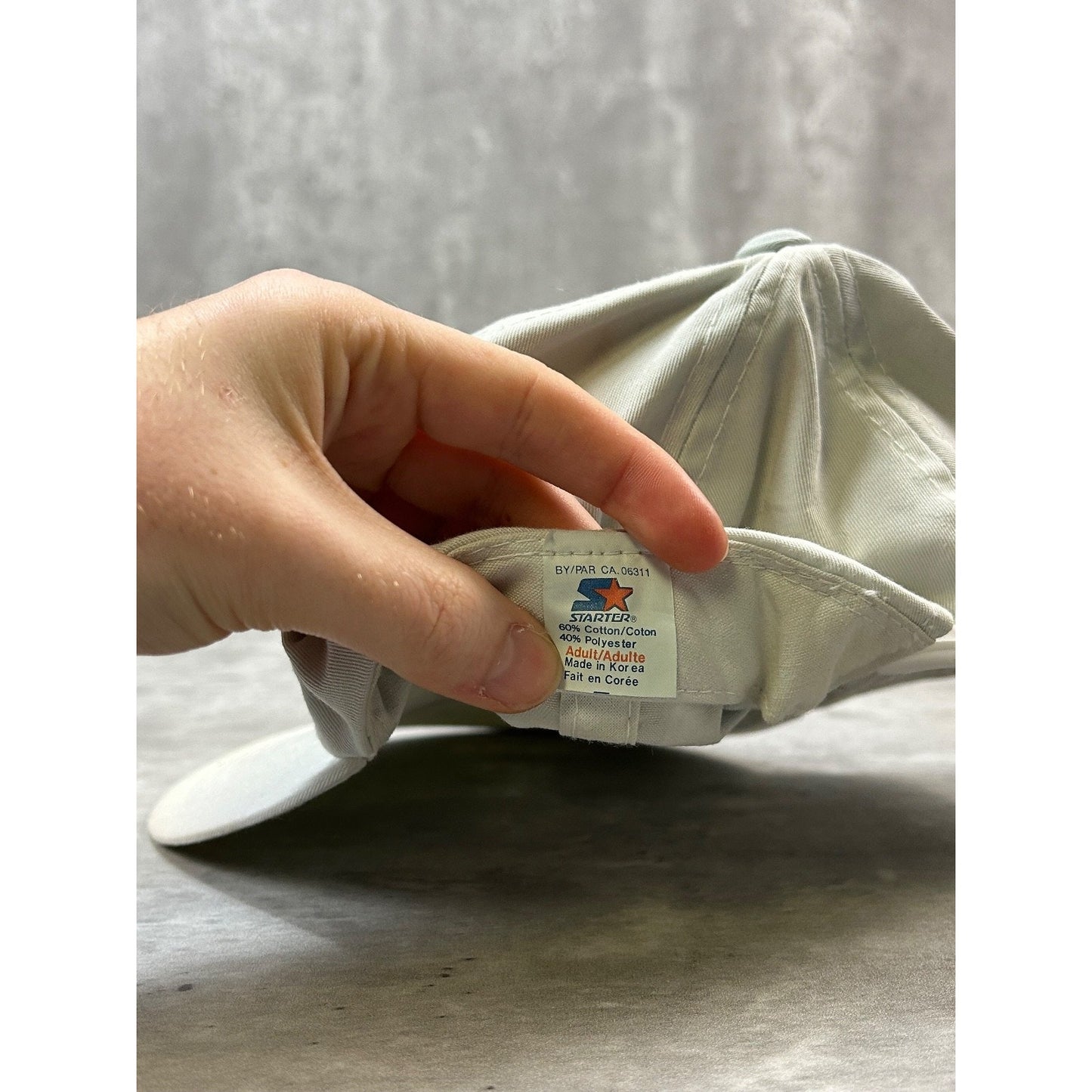 Vintage 1993 Quebec Nordiques NHL Embroidered Spellout Snapback Hat OSFA