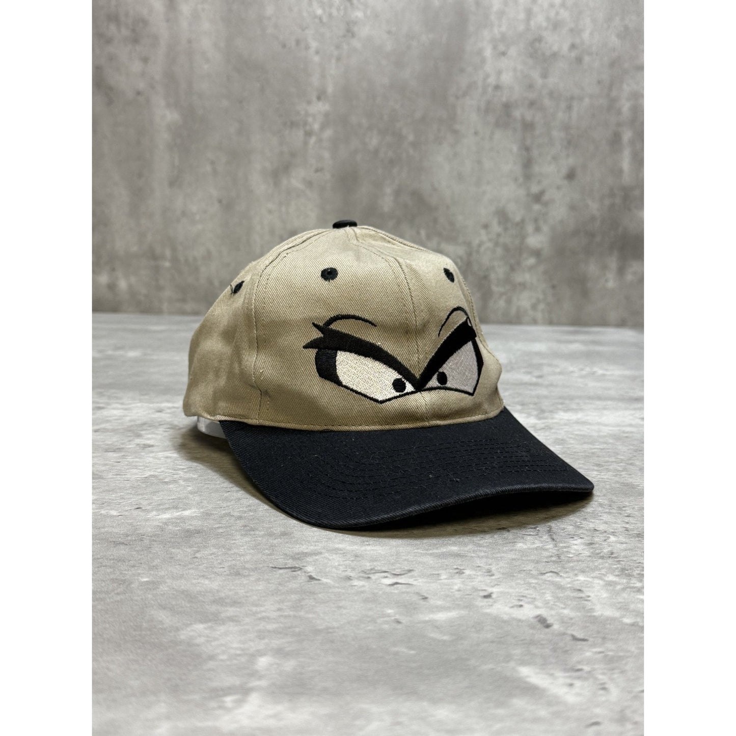 Vintage 90s Looney Tunes Taz Embroidered Character Snapback Hat OSFA