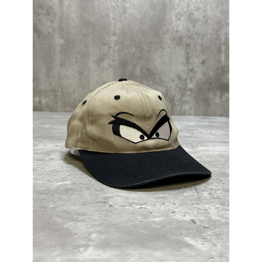 Vintage 90s Looney Tunes Taz Embroidered Character Snapback Hat OSFA