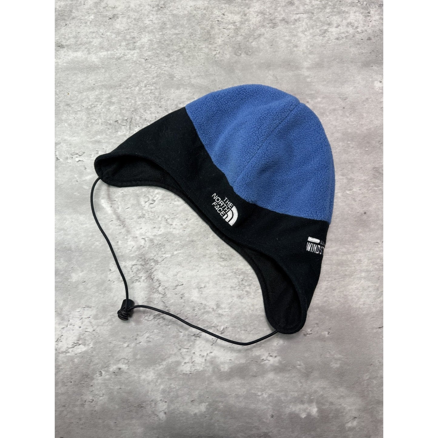 Vintage The North Face TNF Windstopper Embroidered Two Tone Beanie Hat OSFA