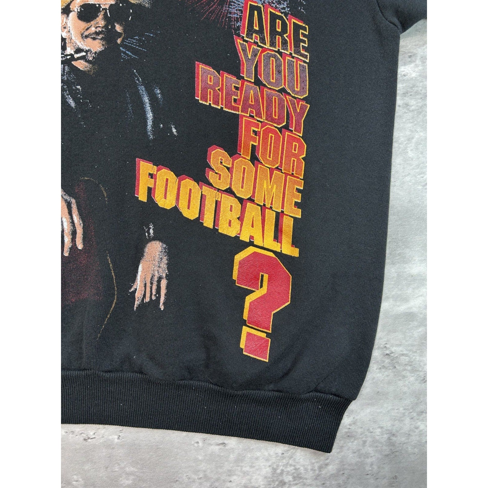 Vintage 90s Hank Williams Jr NFL Monday Night Football Sweatshirt Size Large