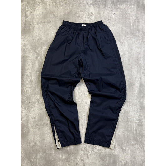 Vintage 90s Nike Embroidered Swoosh Nylon Track Pants Size Large