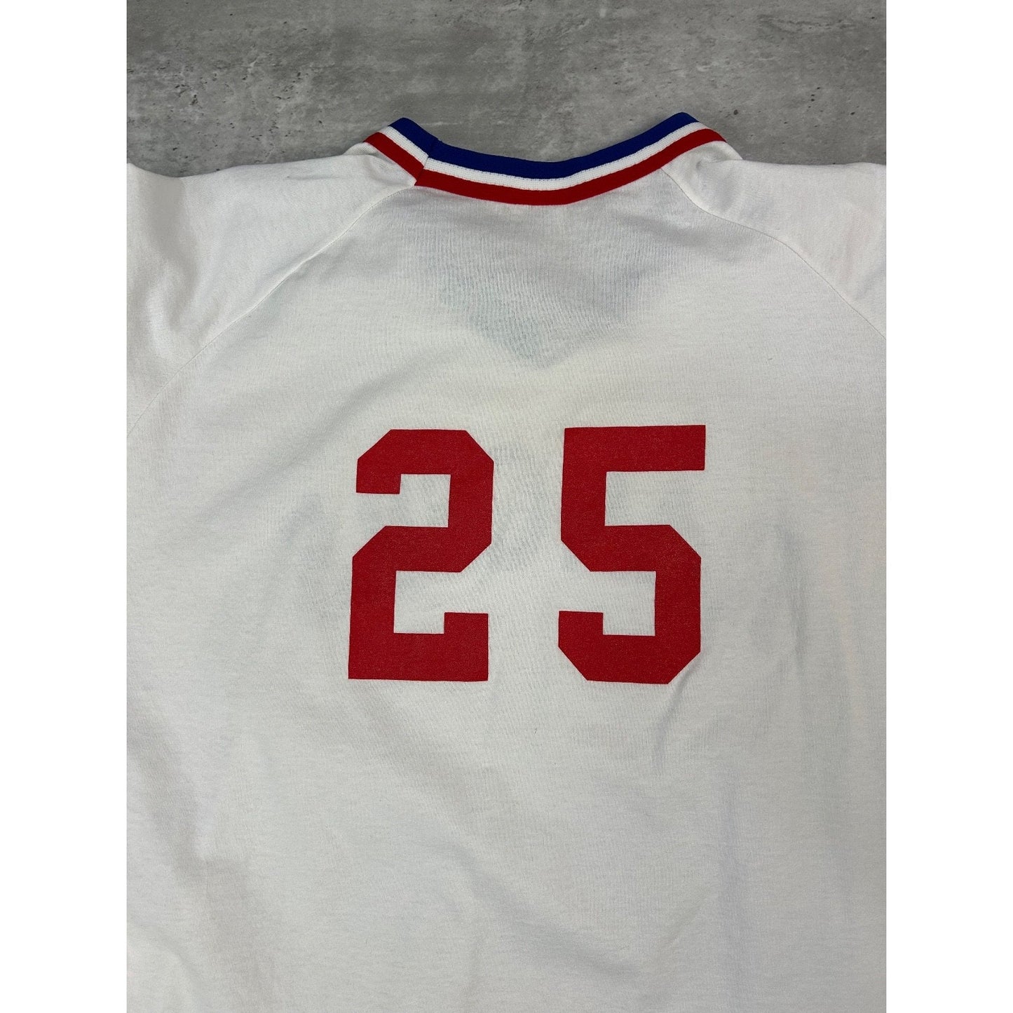 Vintage 80s Buddy Bell #25 Texas Rangers MLB Rawlings Jersey Size XL