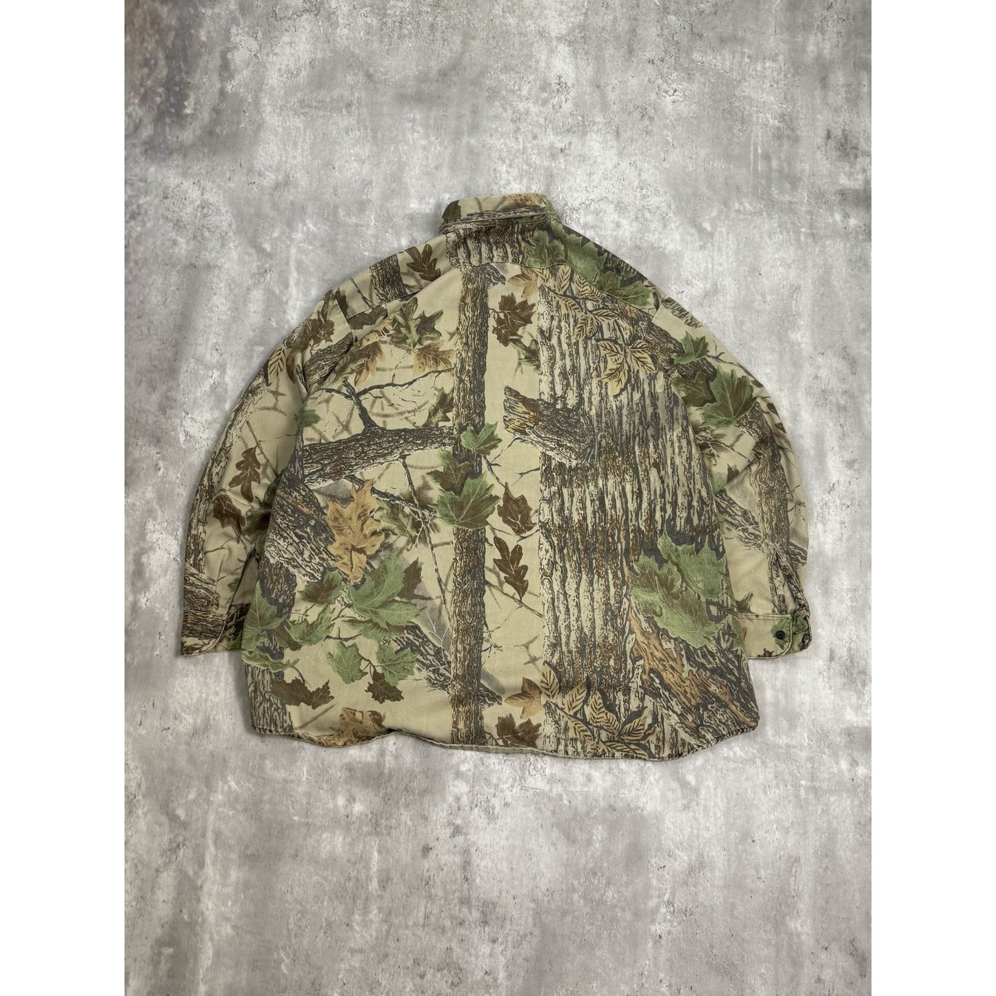 Vintage Redhead Realtree Camo Long Sleeve Hunting Button Up Shirt Size 3XL