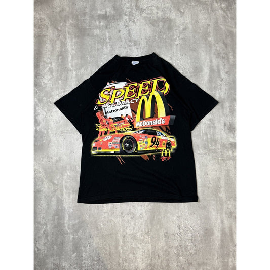 Vintage 1999 Bill Elliott #94 Feel The Rumble Nascar Racing T-Shirt Size XL