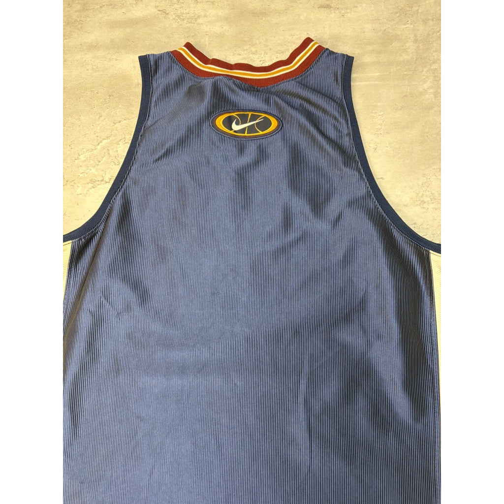 Vintage Y2K Nike Embroidered Spellout Basketball Jersey Size XL