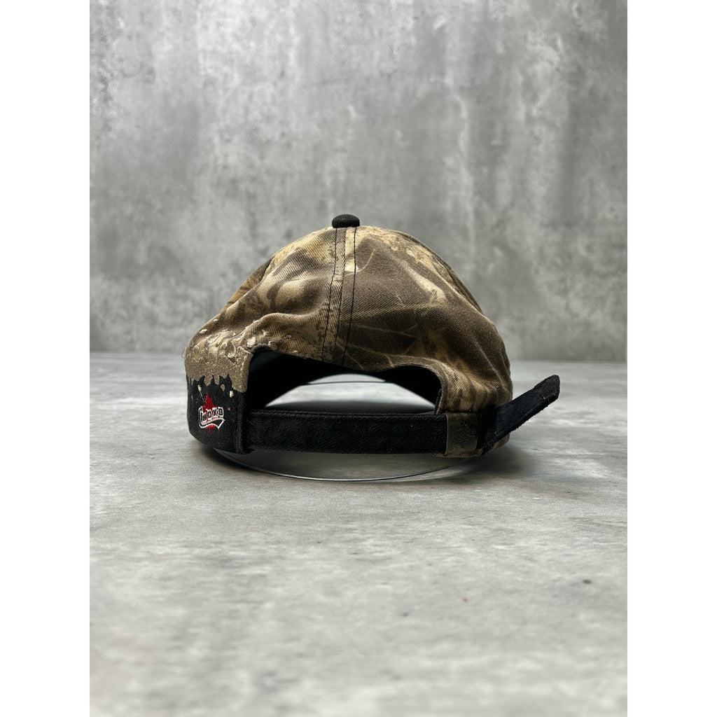 Vintage Goodwrench Racing Embroidered Nascar Tree Camo Strapback Hat OSFA