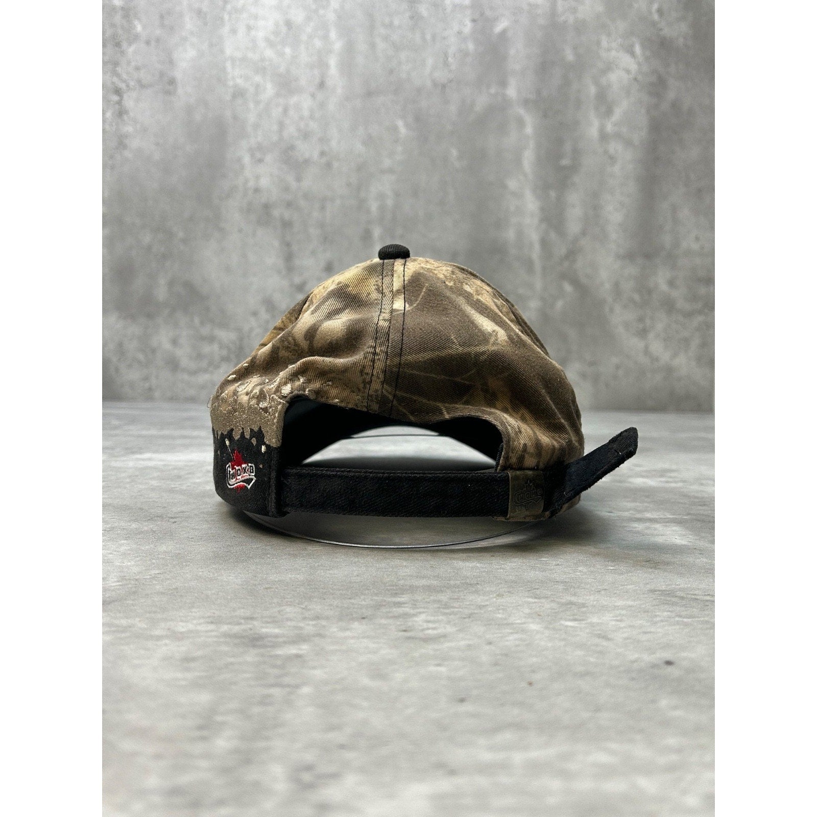 Vintage Goodwrench Racing Embroidered Nascar Tree Camo Strapback Hat OSFA