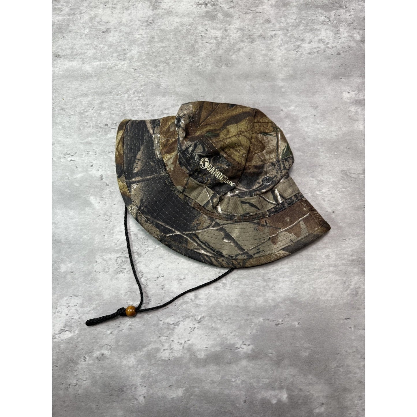 Vintage Gander Mountain Tree Camo Hunting Bucket Hat OSFA