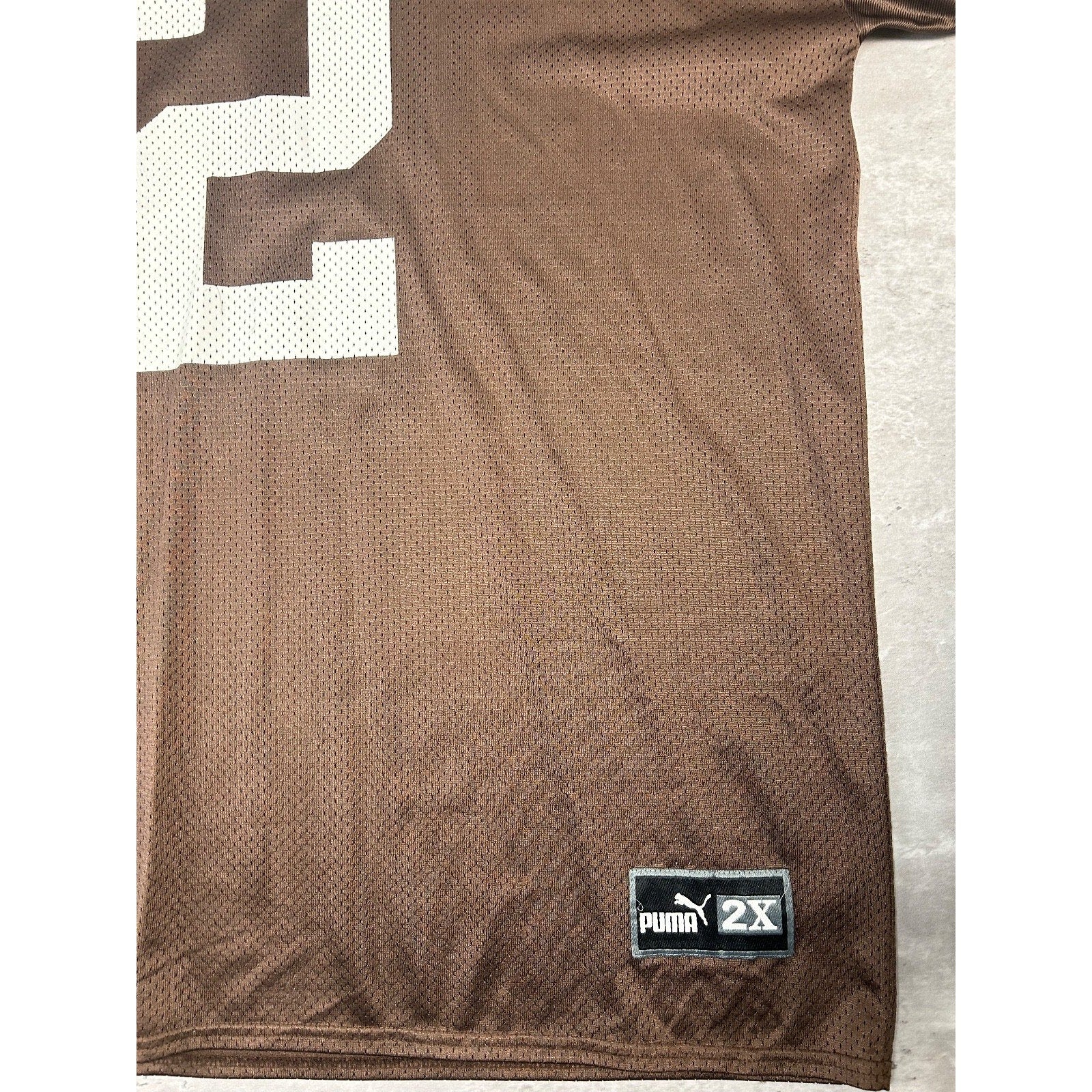 Vintage Tim Couch #2 Cleveland Browns NFL Puma Football Jersey Size 2XL