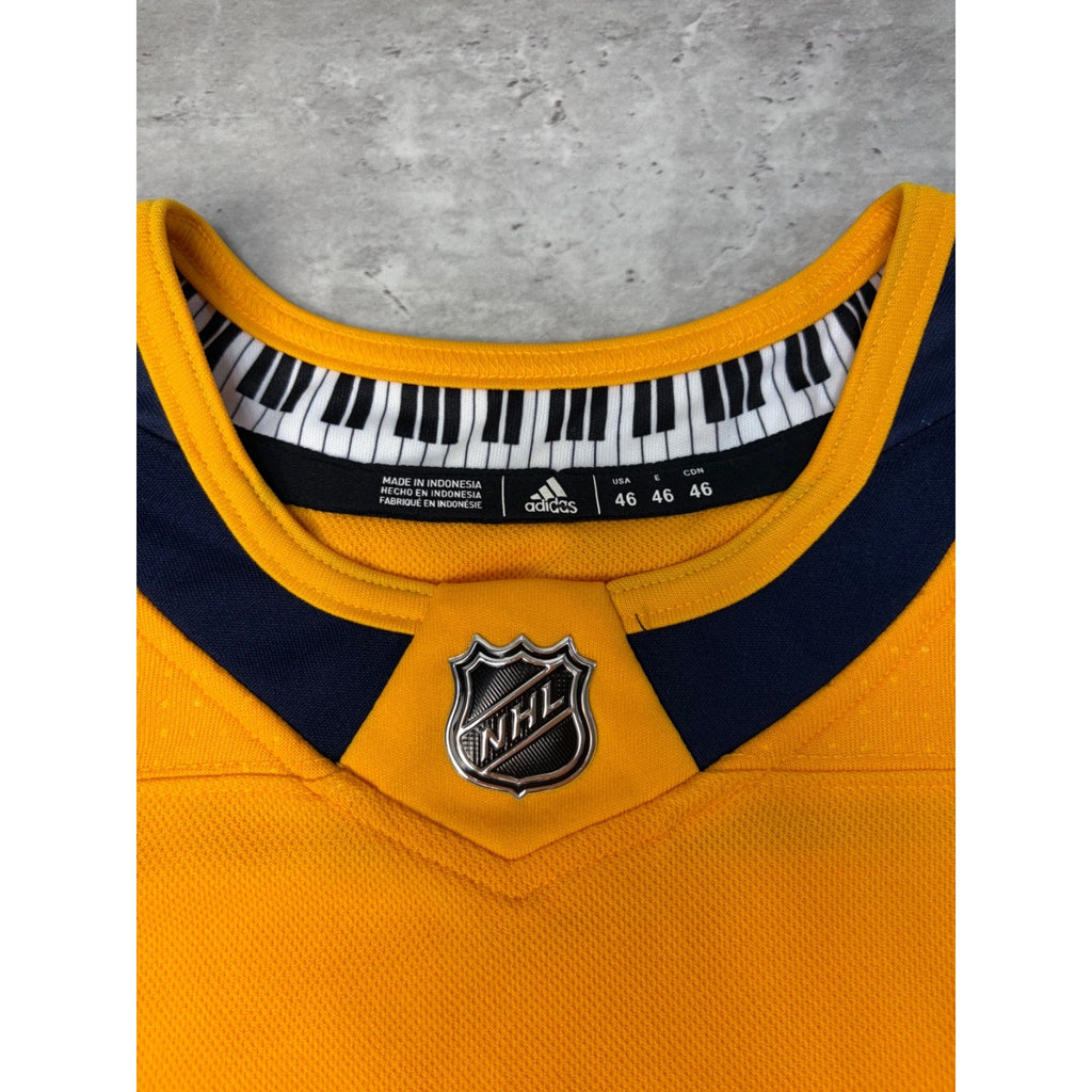 PK Subban #76 Nashville Predators NHL Adidas Fight Strap Hockey Jersey Sz Medium