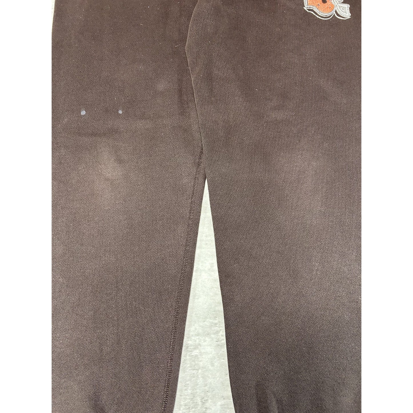 Vintage 90s Cleveland Browns NFL Graphic Spellout Sweat Pants Size Medium