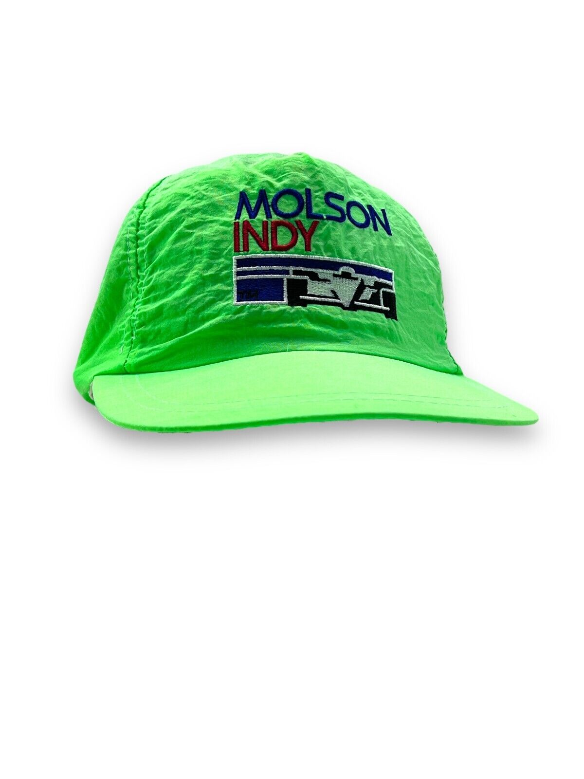 Vintage 90s Molson Indy Embroidered Nylon Snapback Hat OSFA