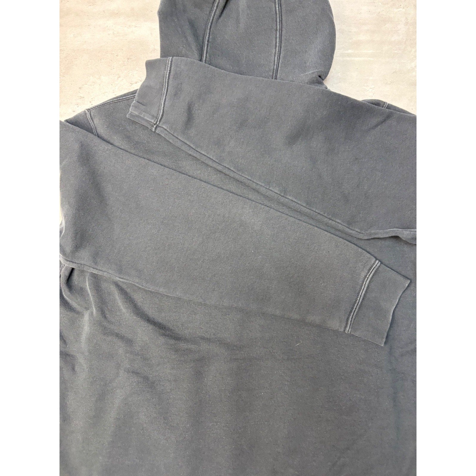 Nike Embroidered Swoosh Spellout Hooded Sweatshirt Size Large