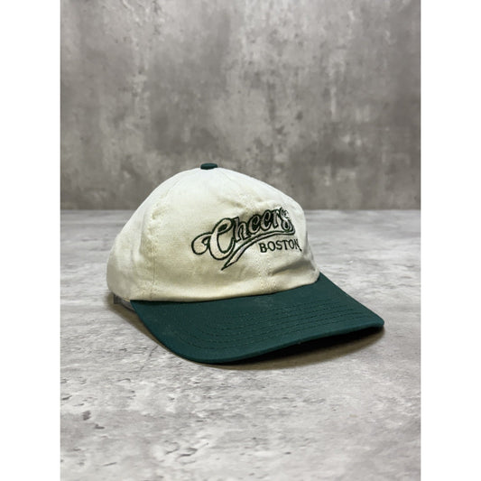 Vintage 90s Cheers Boston Embroidered TV Show Promo Snapback Hat OSFA