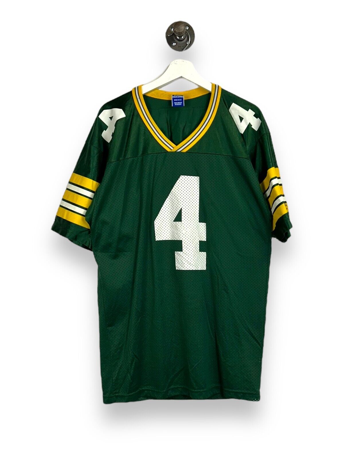 Vintage 90s Brett Favre #4 Green Bay Packers NFL Football Jersey Size Large