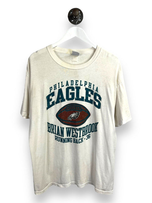 Brian Westbrook #36 Philadelphia Eagles NFL Football Graphic T-Shirt Size XL