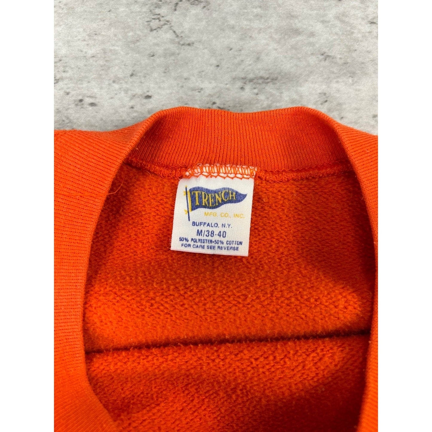 Vintage 1987 Denver Broncos NFL AFC Champs Super Bowl Graphic Sweatshirt Medium