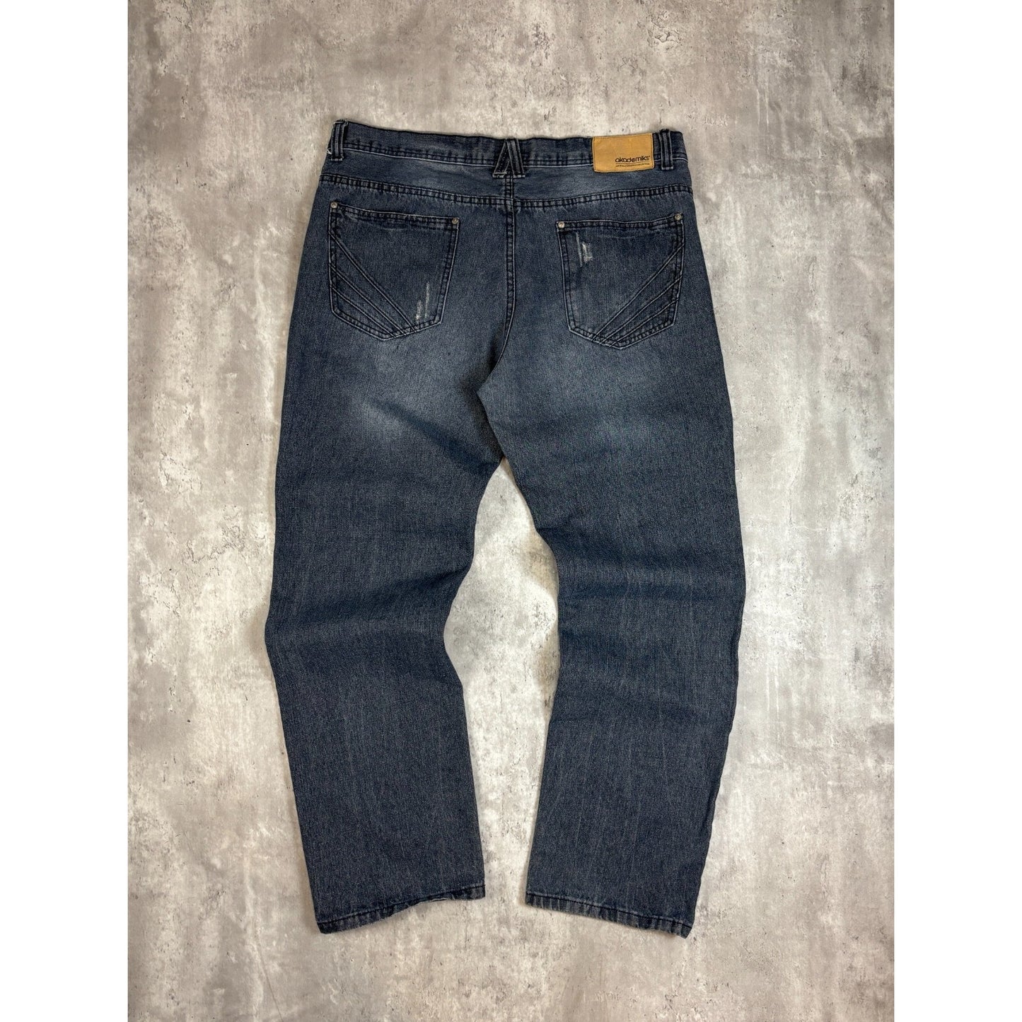 Vintage Y2K Akademiks Dark Wash Denim Pants Size 40