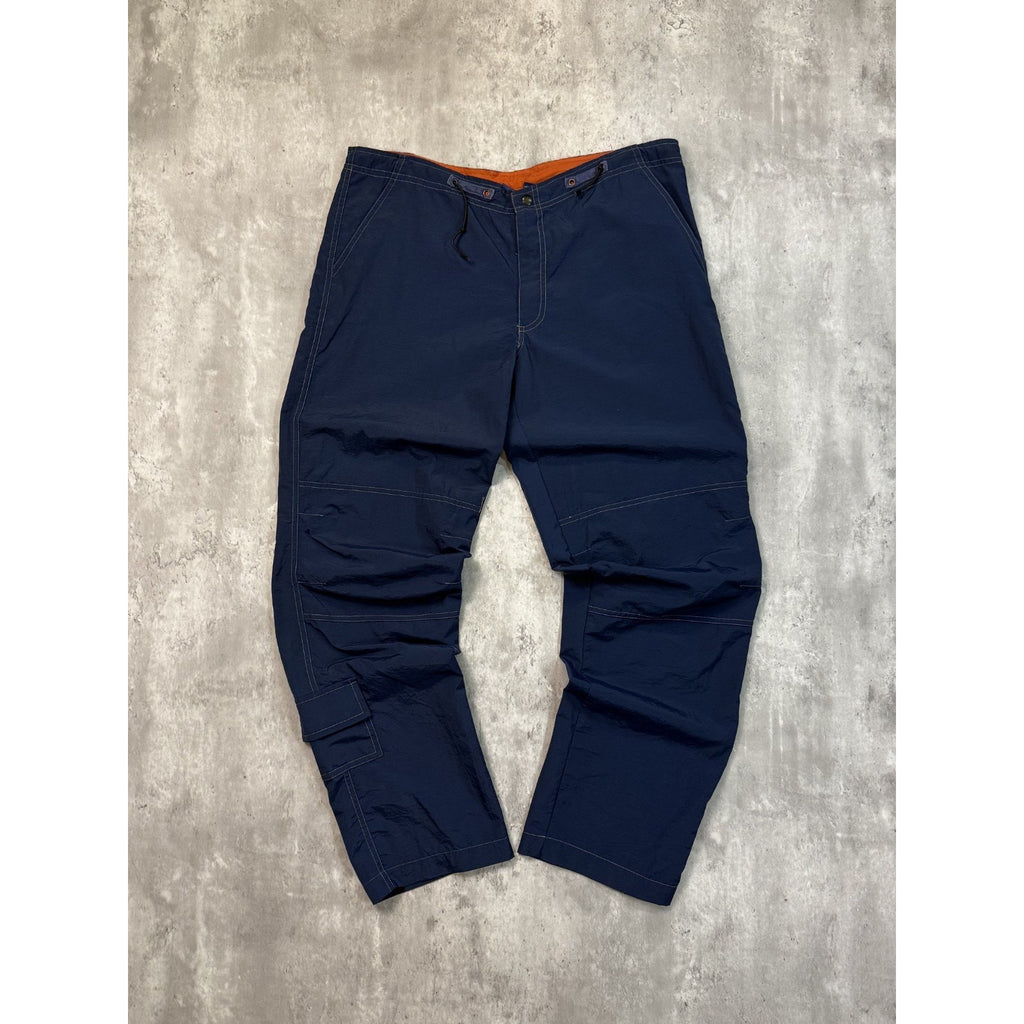 Vintage B.U.M Equipment Multi Pocket Nylon Cargo Track Pants Size Small