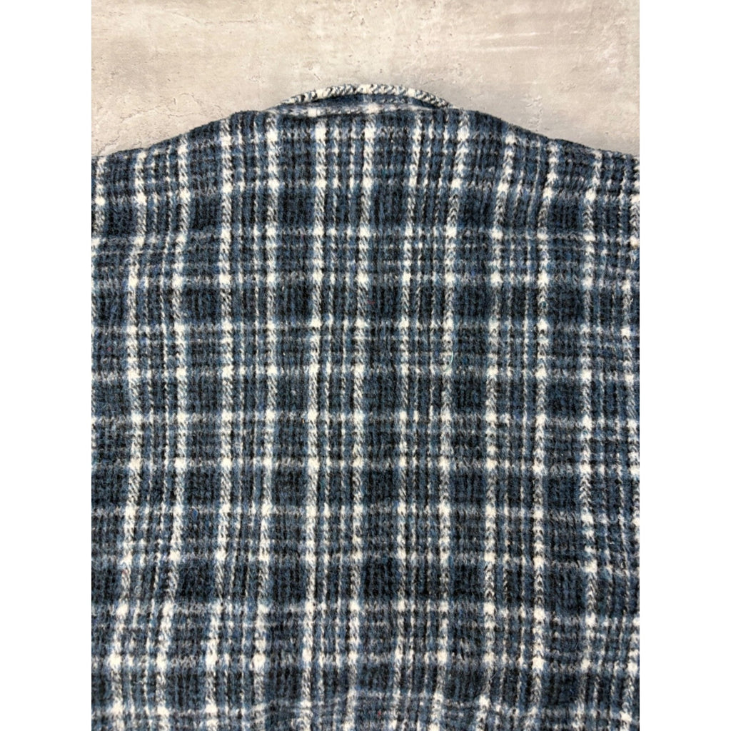 Vintage Earth Ragz Plaid Heavyweight Full Zip Jacket Size Large