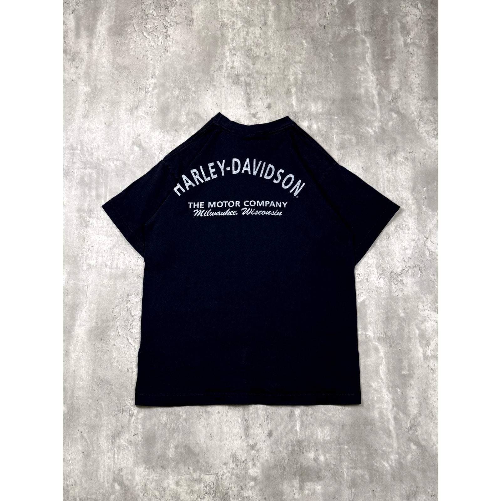 Vintage Harley Davidson Eagle Engine Graphic T-Shirt Size Large