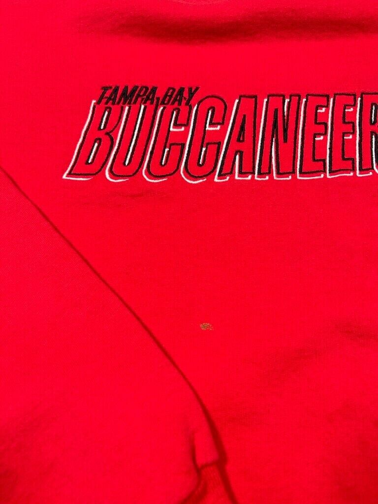 Vintage 90s Champion Tampa Bay Buccaneers Embroidered Sweatshirt Size 2XL