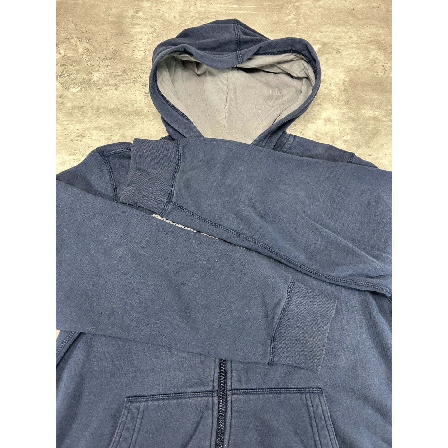 Vintage 2000s Nike Graphic Spellout Full Zip Hooded Sweatshirt Size YOUTH Large