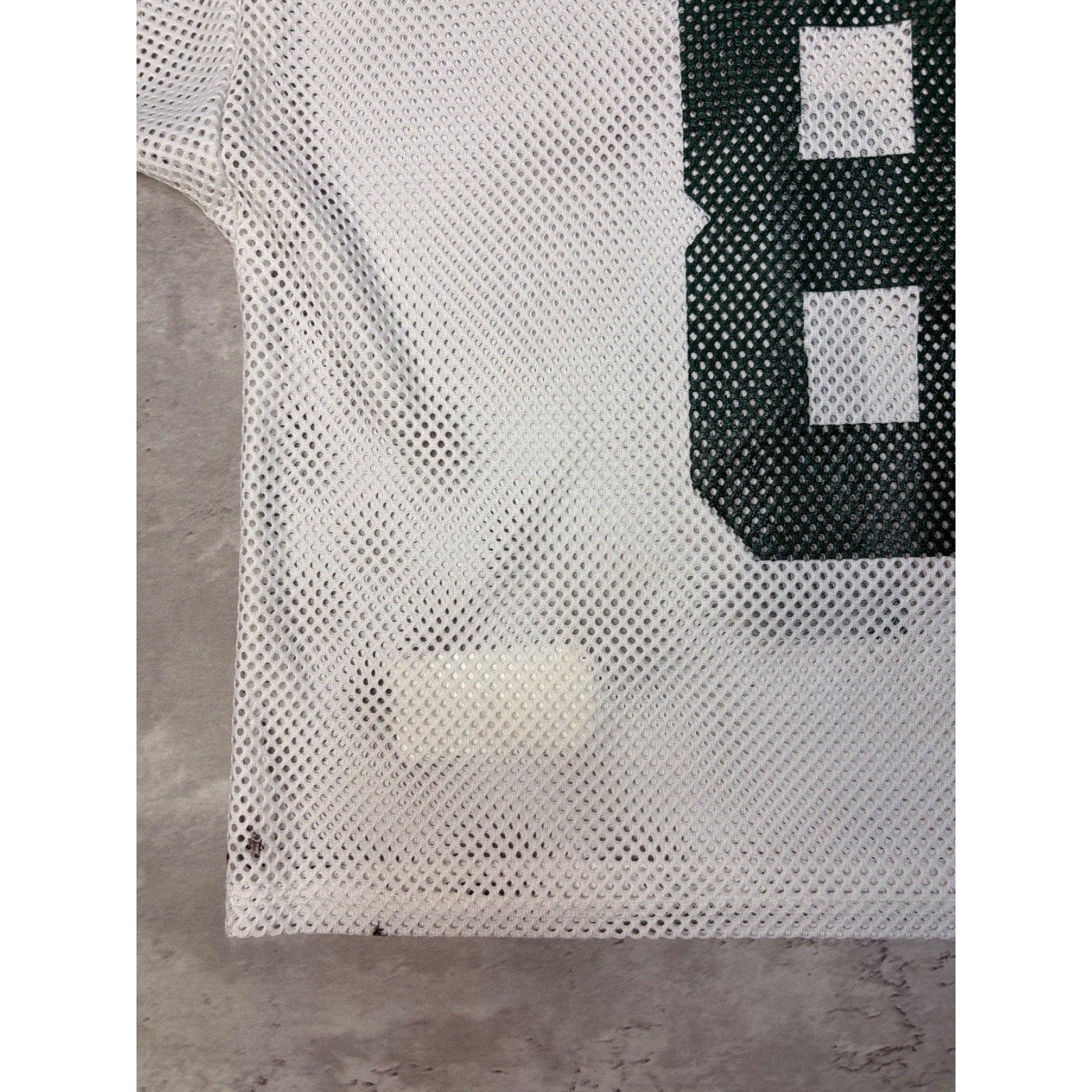 Vintage 90s Michigan State Spartans #81 NCAA Mesh Football Jersey Size Medium