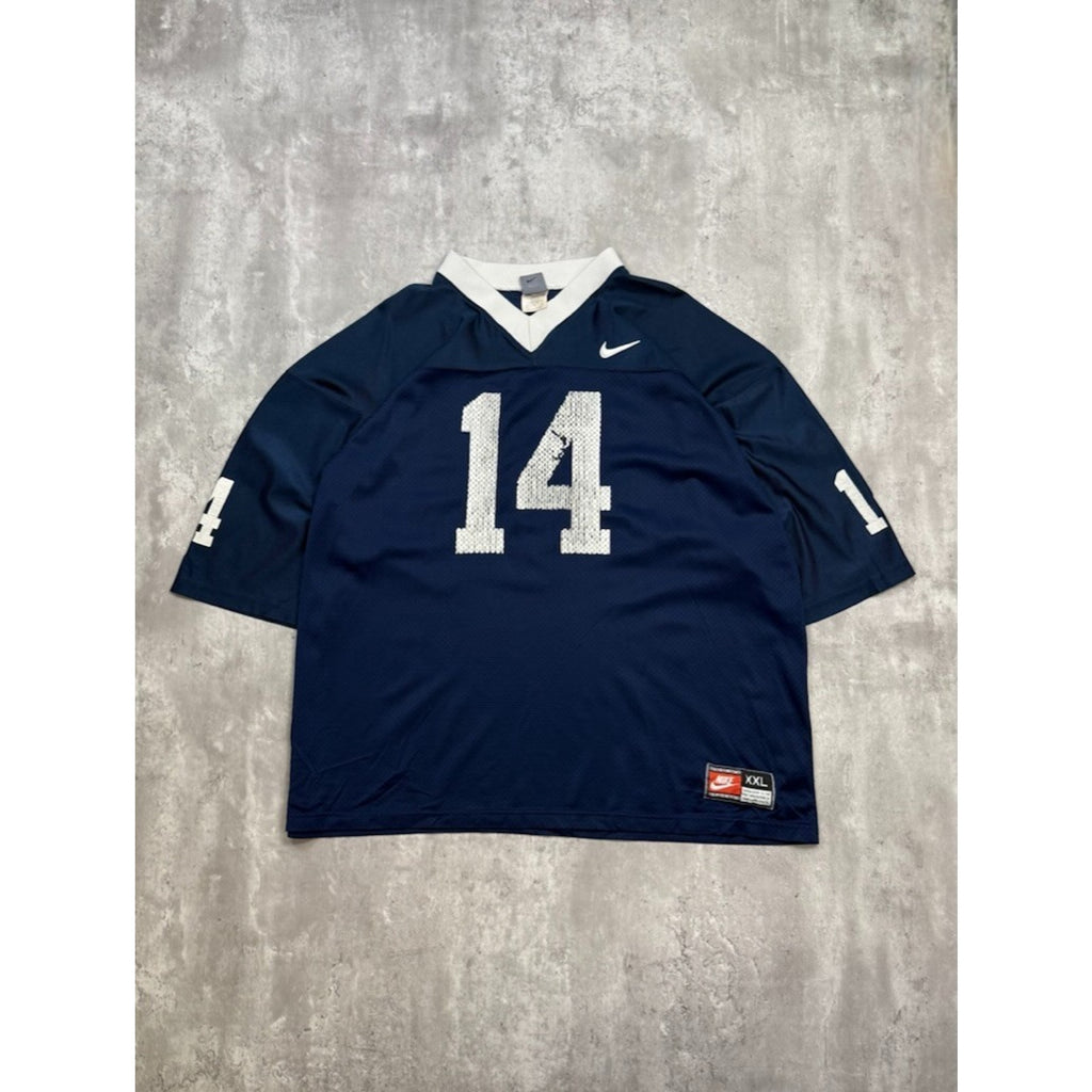 Vintage 90s Penn State Nittany Lions #14 NCAA Nike Football Jersey Size 2XL