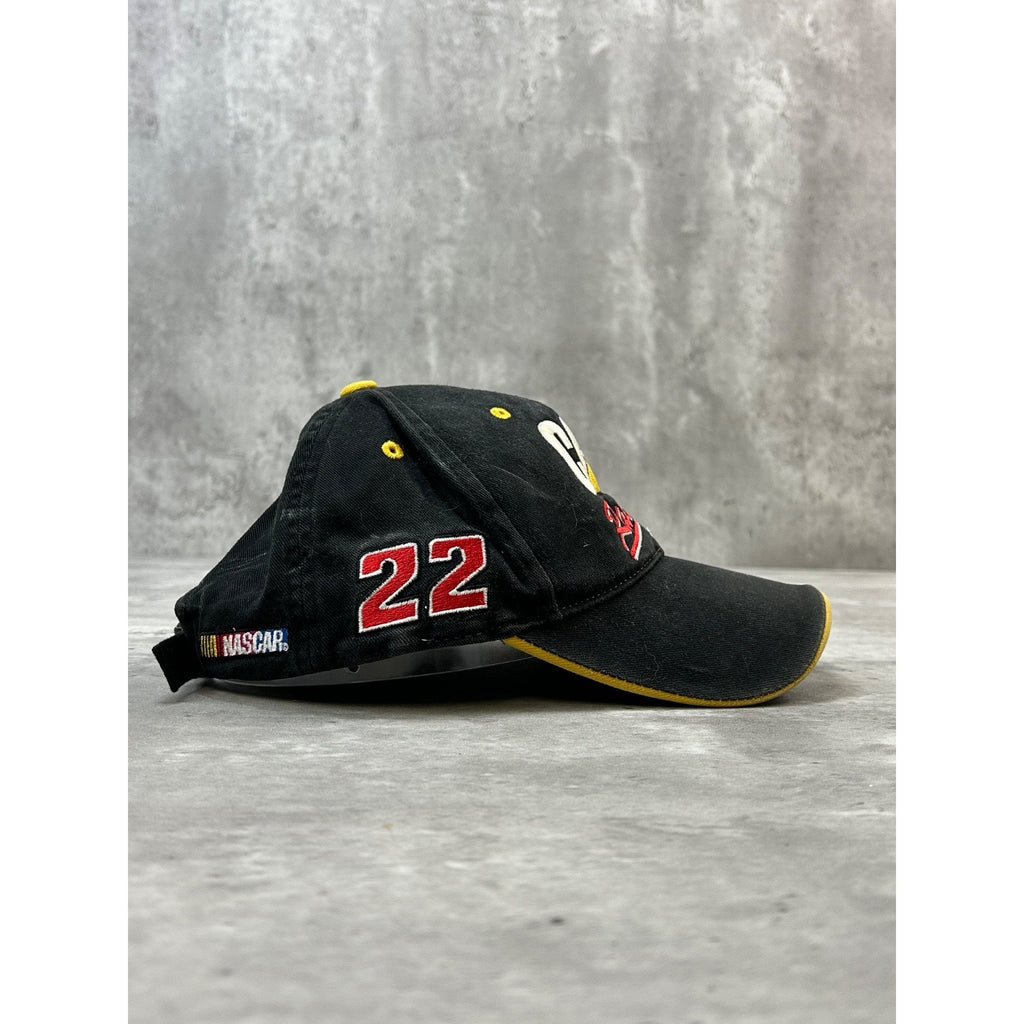Vintage 2006 Cat Racing Embroidered Nascar Spellout Strapback Hat OSFA