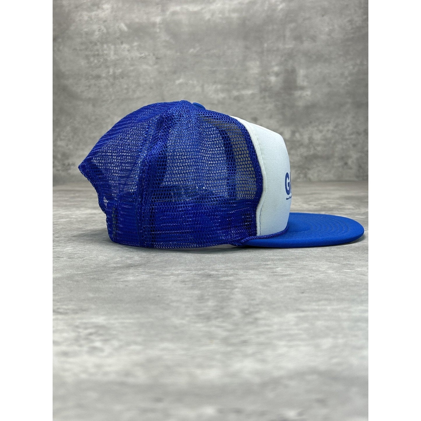 Vintage 80s Gallery Magazine Graphic Spellout Trucker Snapback Hat OSFA