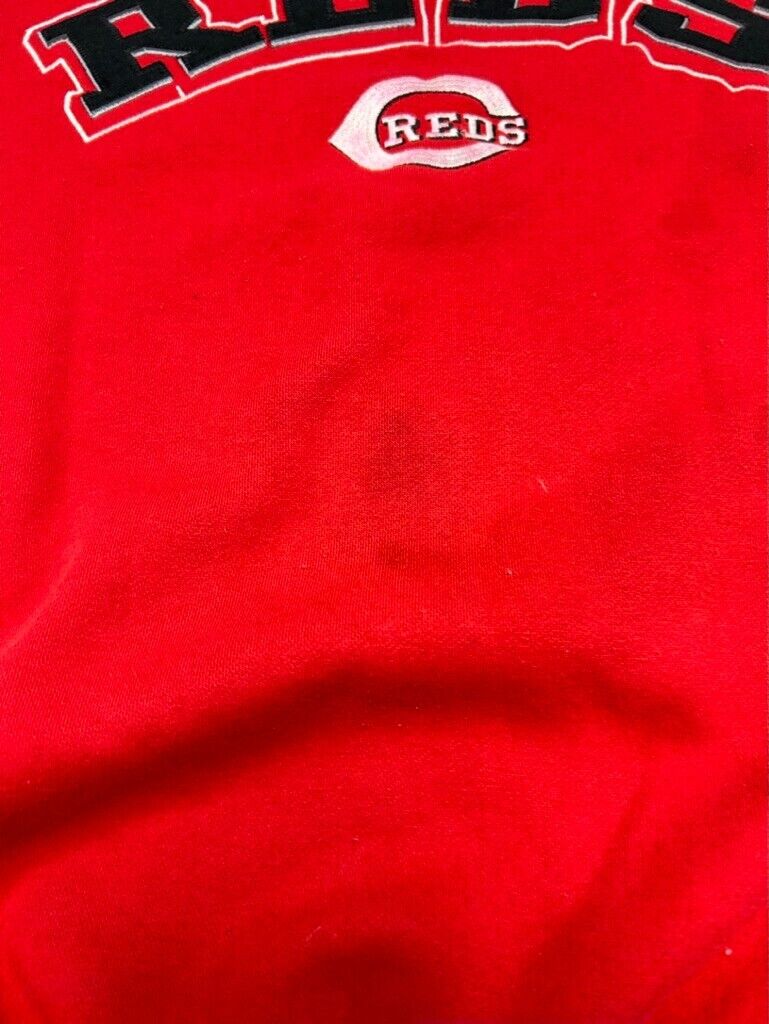 Vintage Cincinnati Reds MLB Embroidered Spellout Sweatshirt Size 2XL