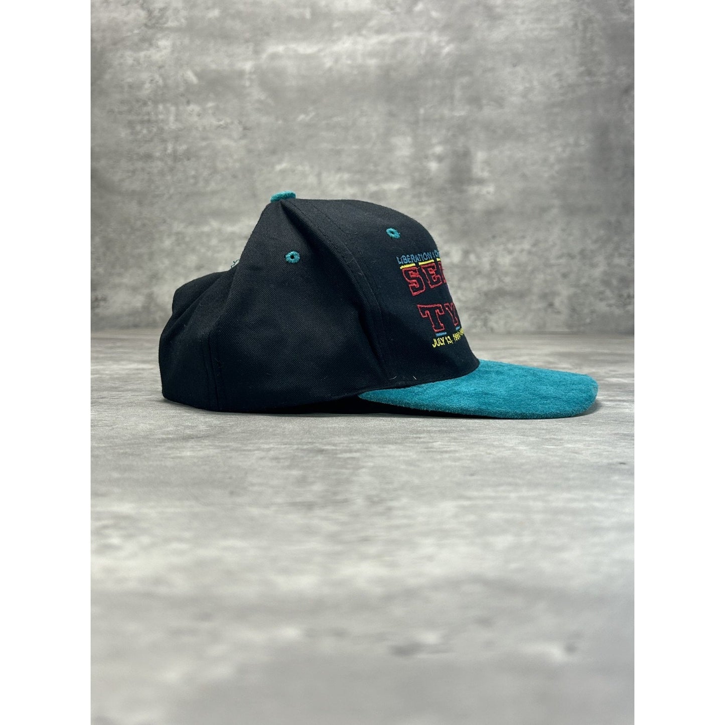 Vintage 1996 MGM Seldon Vs Tyson Boxing Embroidered Snapback Hat OSFA