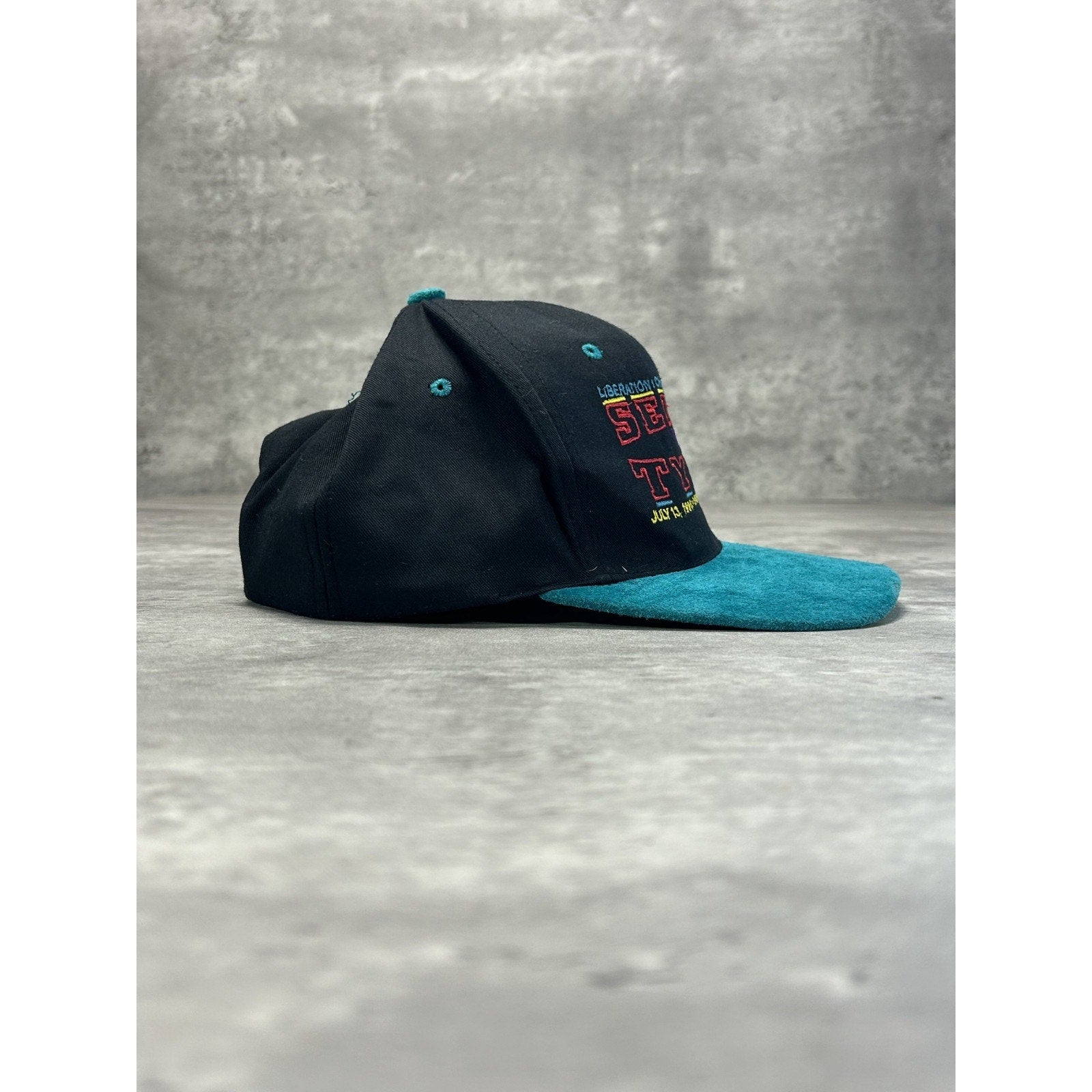 Vintage 1996 MGM Seldon Vs Tyson Boxing Embroidered Snapback Hat OSFA