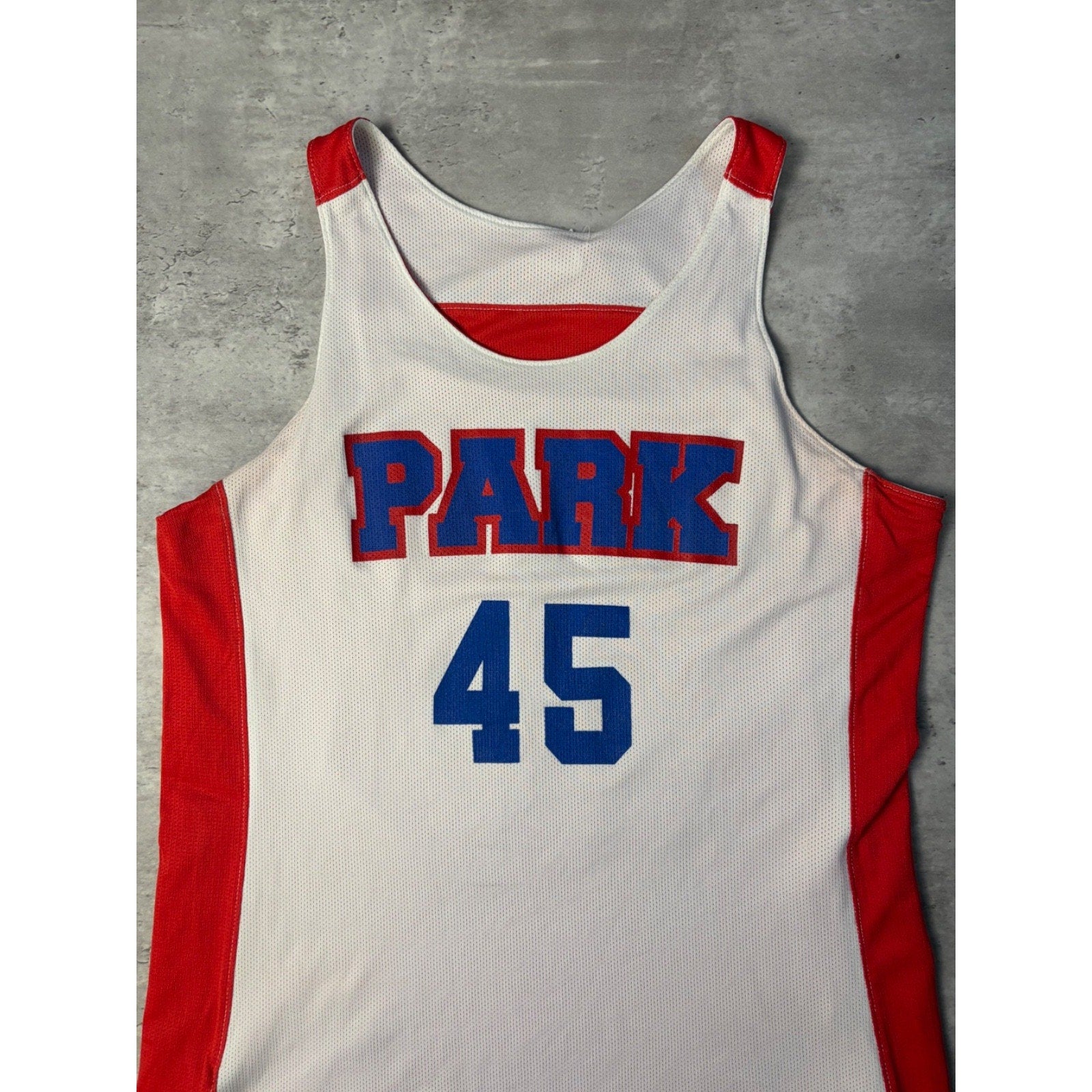 Vintage Park #45 Nike Reversible Basketball Jersey Size Large YOUTH