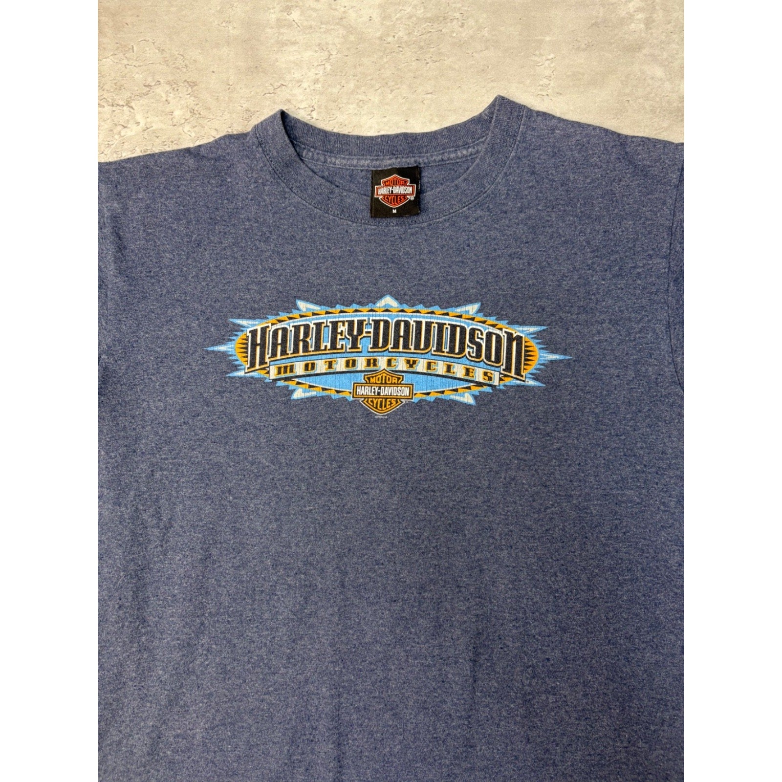 Vintage 2005 Harley Davidson Graphic Spellout T-Shirt Size Medium