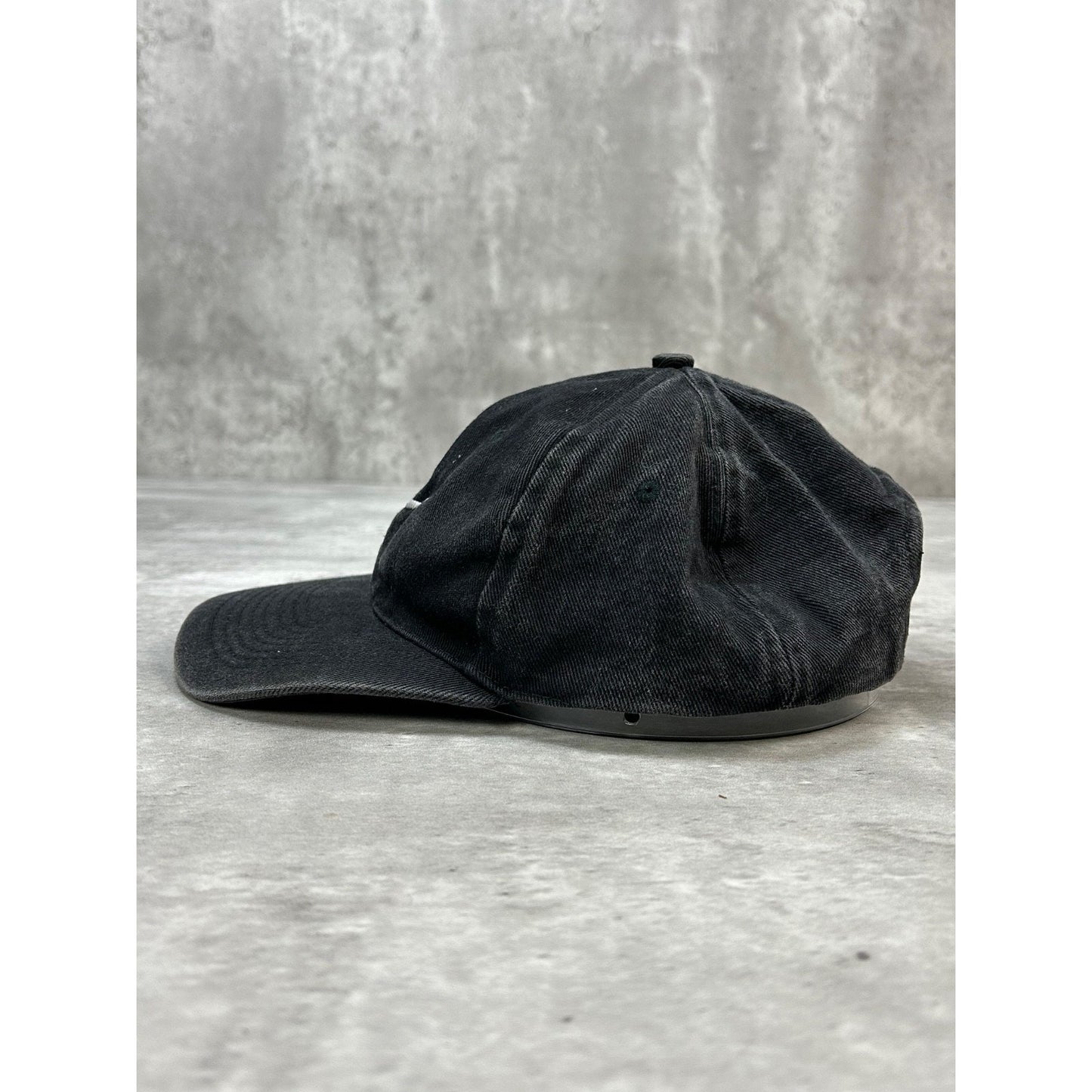 Vintage 90s Nike Embroidered Swoosh Snapback Hat OSFA Black