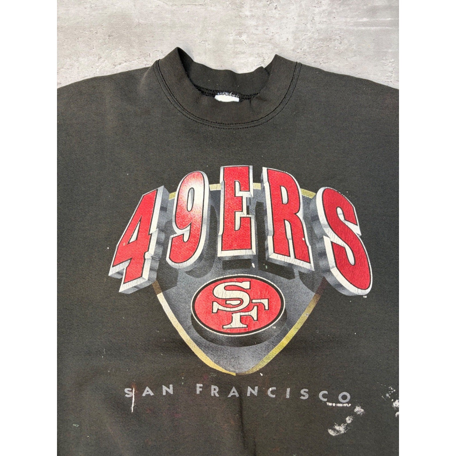 Vintage 1995 San Fransisco 49ers NFL Crest Logo Crewneck Sweatshirt Size XL