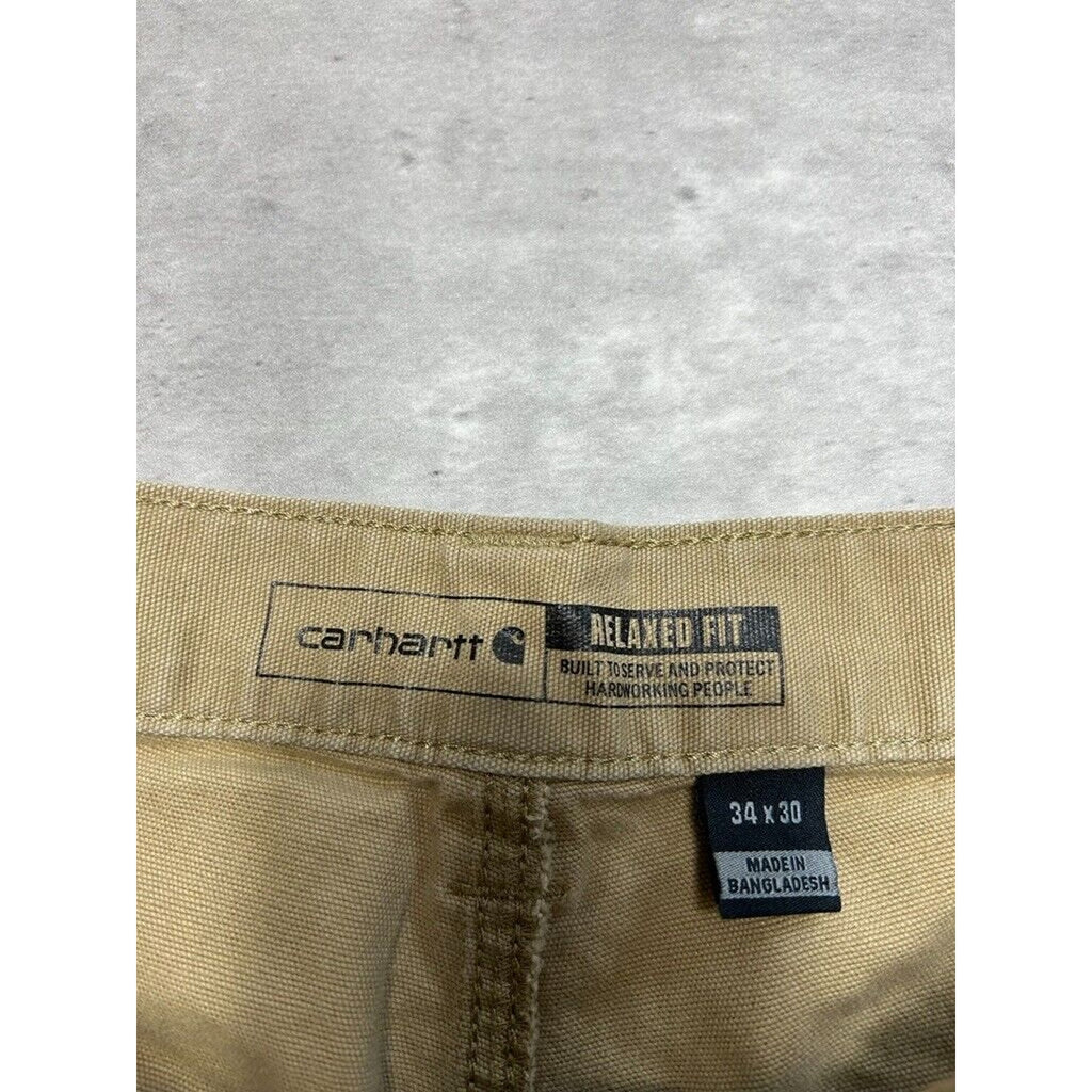 Carhartt Relaxed Fit Canvas Workwear Five Pocket Pants Size 34