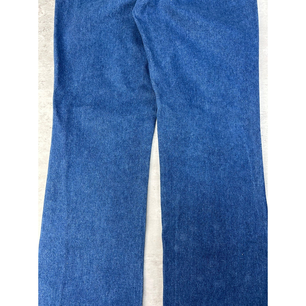 Vintage 80s Wrangler Western Dark Wash Denim Pants Size 30