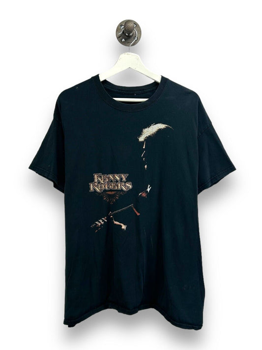 Vintage Kenny Rogers The Gamblers Last Deal Concert Tour T-Shirt Size Large