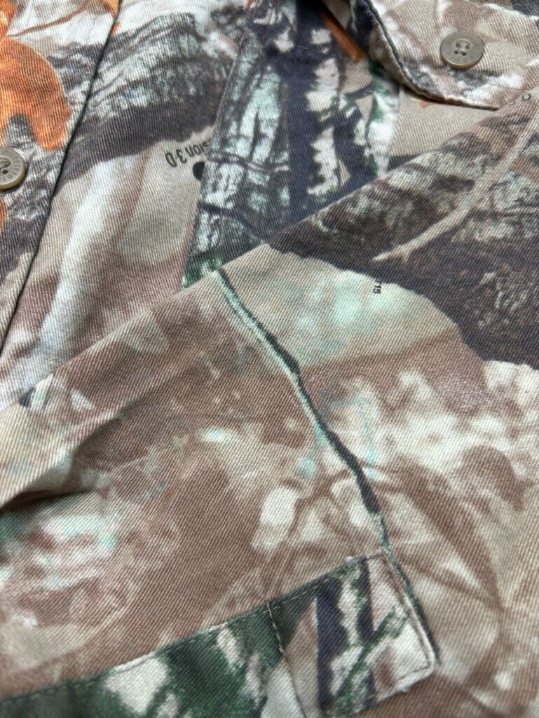 Outfitters Ridge Fusion 3D Tree Camo Button Up Shirt Size Medium