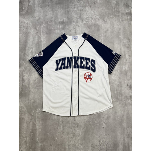 Vintage 90s New York Yankees MLB Stitched Starter Baseball Jersey Size XL
