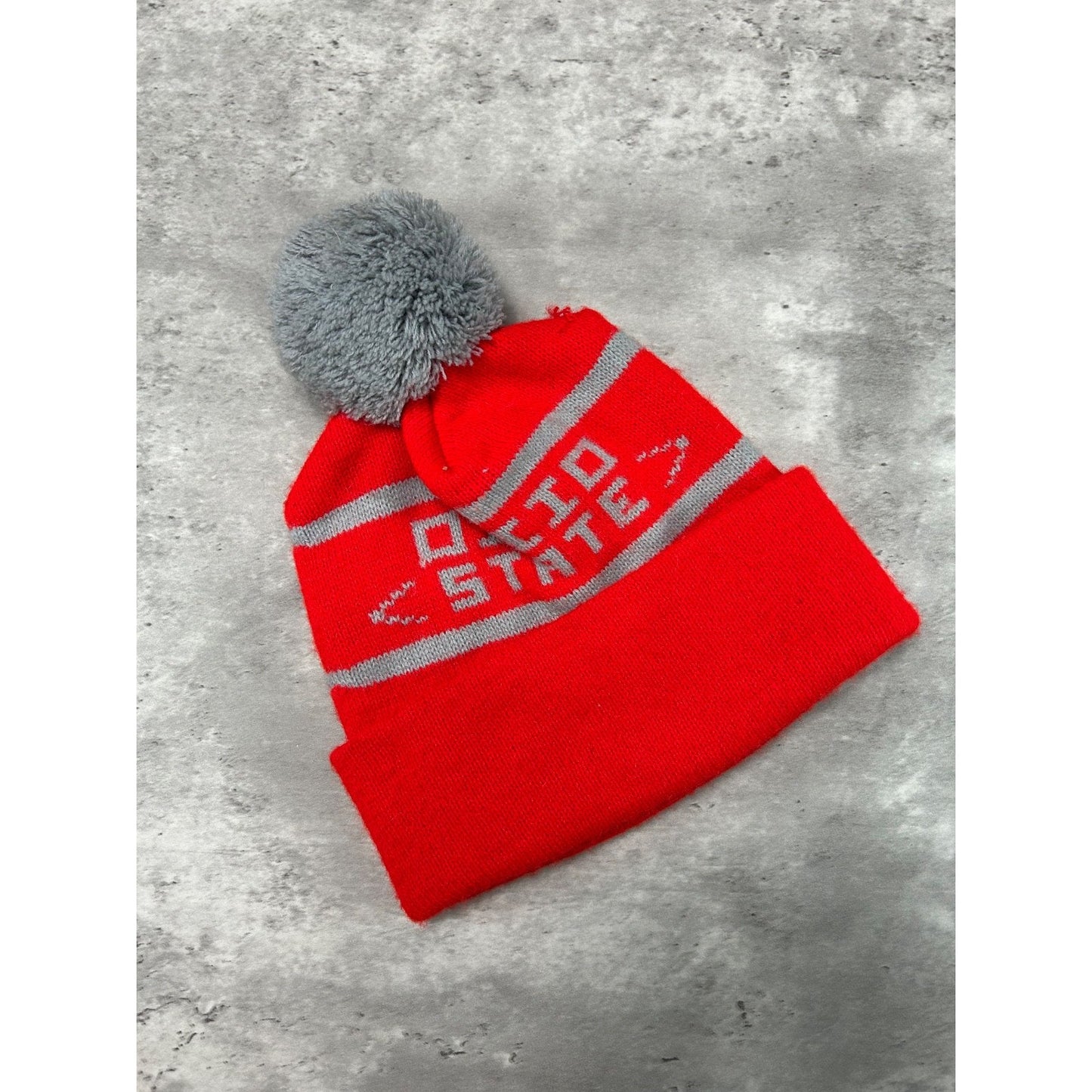 Vintage 80s/90s Ohio State Buckeyes NCAA Spellout Toque Hat OSFA