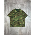 Vintage 80s Woodland Camo Hunting T-Shirt Size XXL