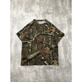 Vintage Mossy Oak Break Up Camo Hunting T-Shirt Size Large