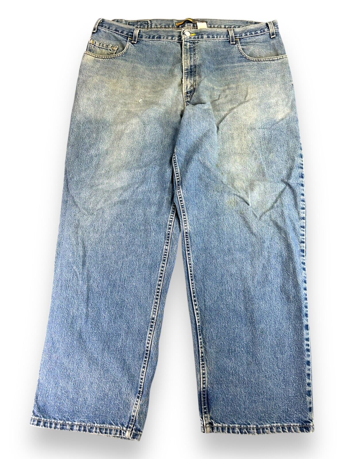 Vintage Levis Silver Tab Baggy Fit Light Wash Denim Pants Size 43W Blue