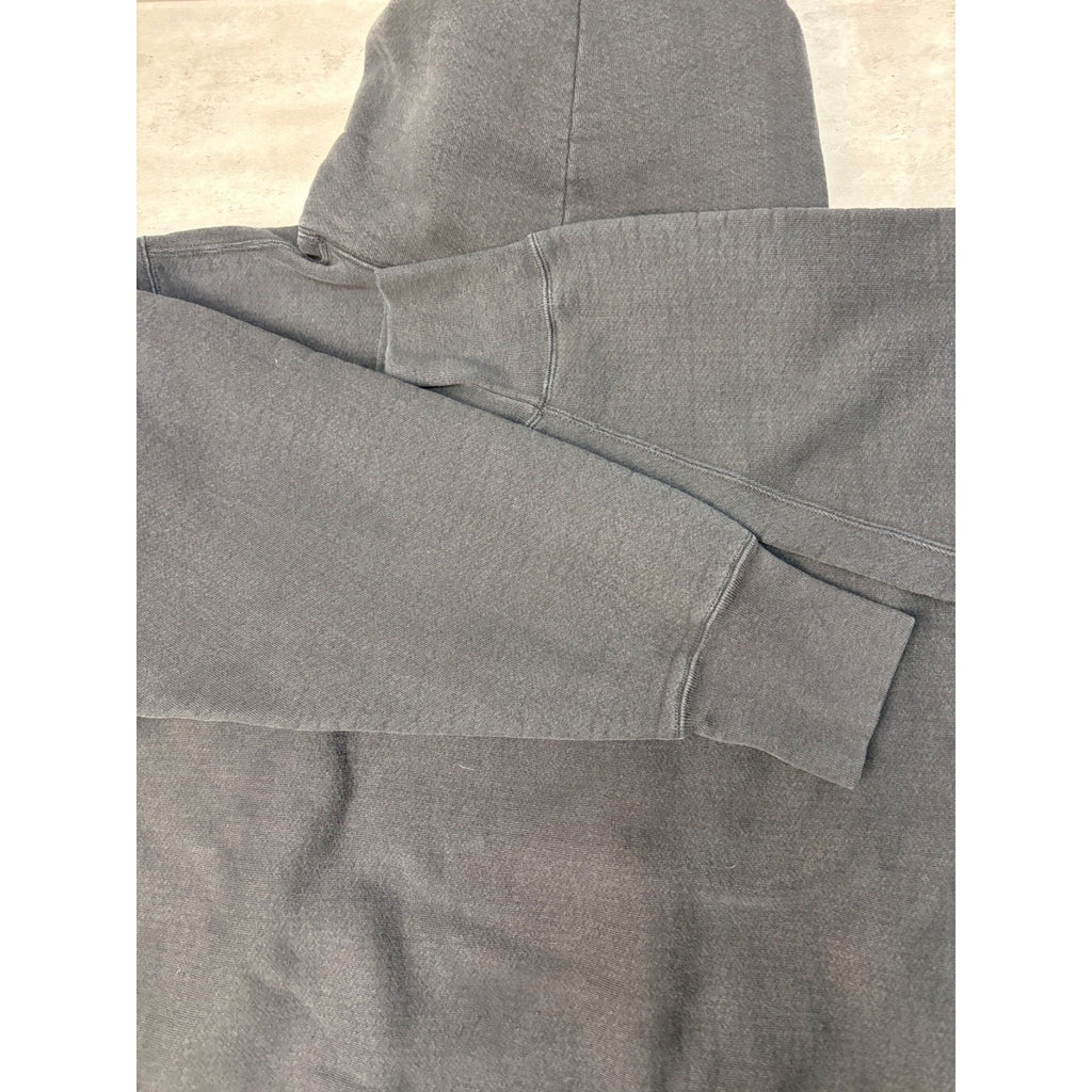 Vintage 90s Camber Black Hooded Pullover Sweatshirt Size 2XL