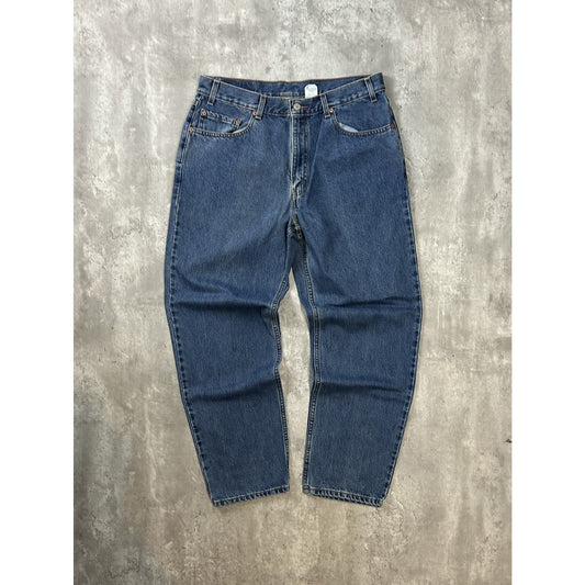 Vintage 90s Levis 550 Red Tab Medium Wash Denim Pants Size 35 Blue